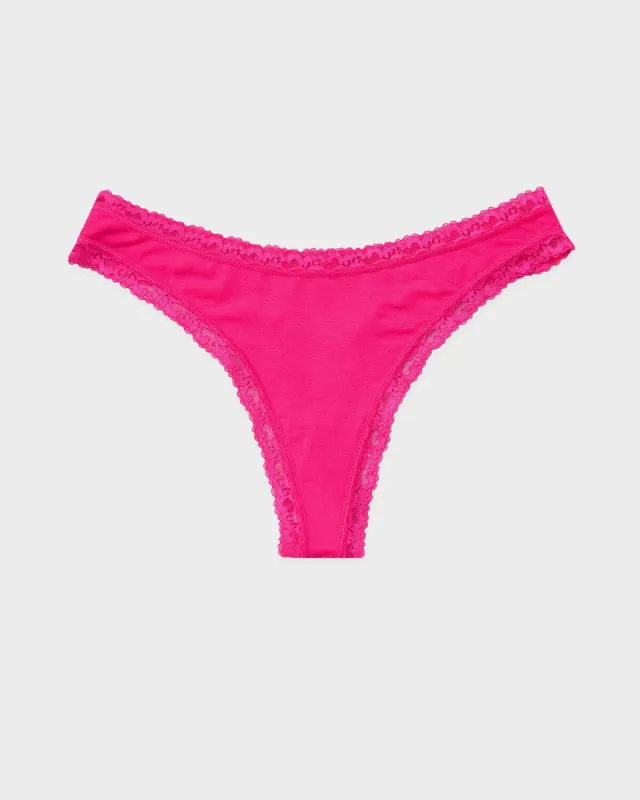 Thong - Raspberry sold by Stripe & Stare