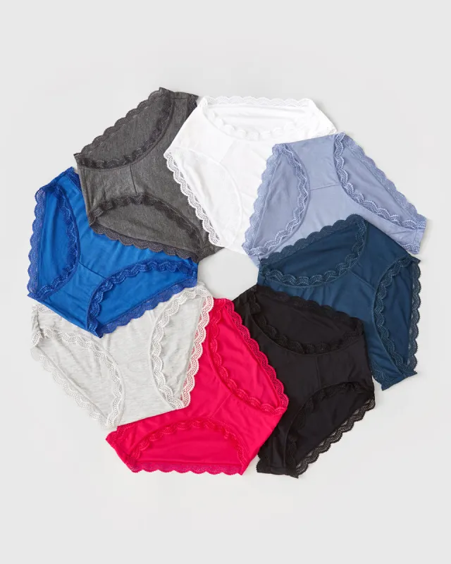 The Original Knicker Eight Pack - Ultimate Rich Basics sold by Stripe & Stare