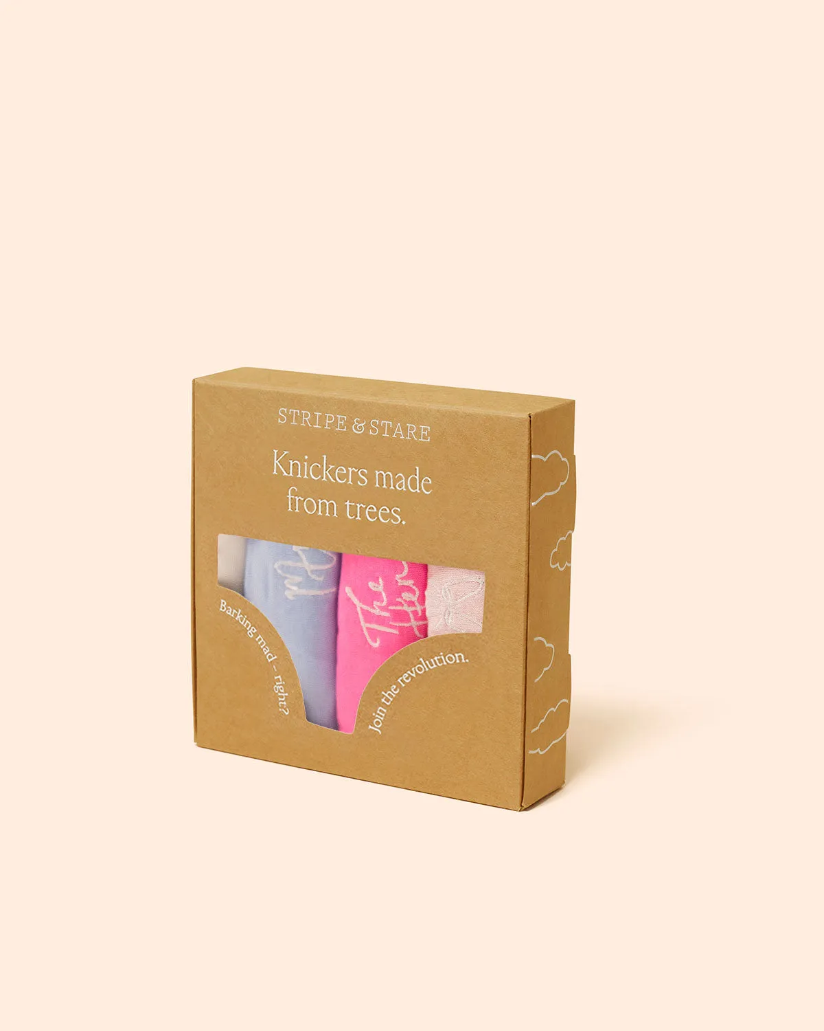 The Original Knicker Four Pack - Wedding sold by Stripe & Stare product image thumbnail 2