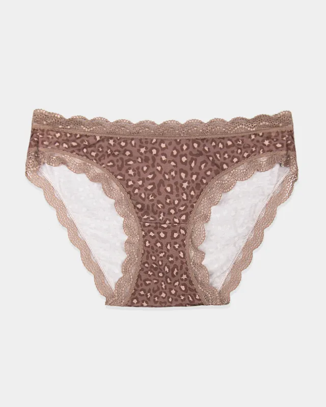 The Original Knicker - Neutral Leopard Taupe sold by Stripe & Stare