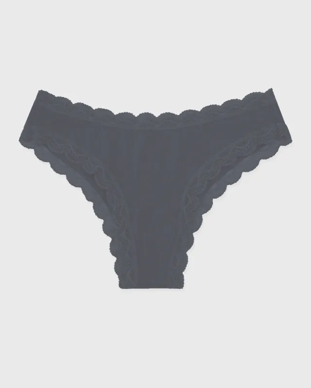 Brazilian Knicker - Graphite sold by Stripe & Stare