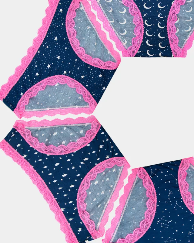 The Original Knicker Four Pack - Cosmic Star sold by Stripe & Stare