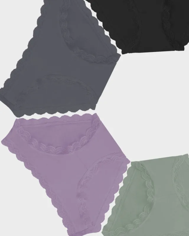 The Original Knicker Four Pack - Stone Basics sold by Stripe & Stare
