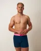 Men's Boxer - Midnight and Neon Pink sold by Stripe & Stare
