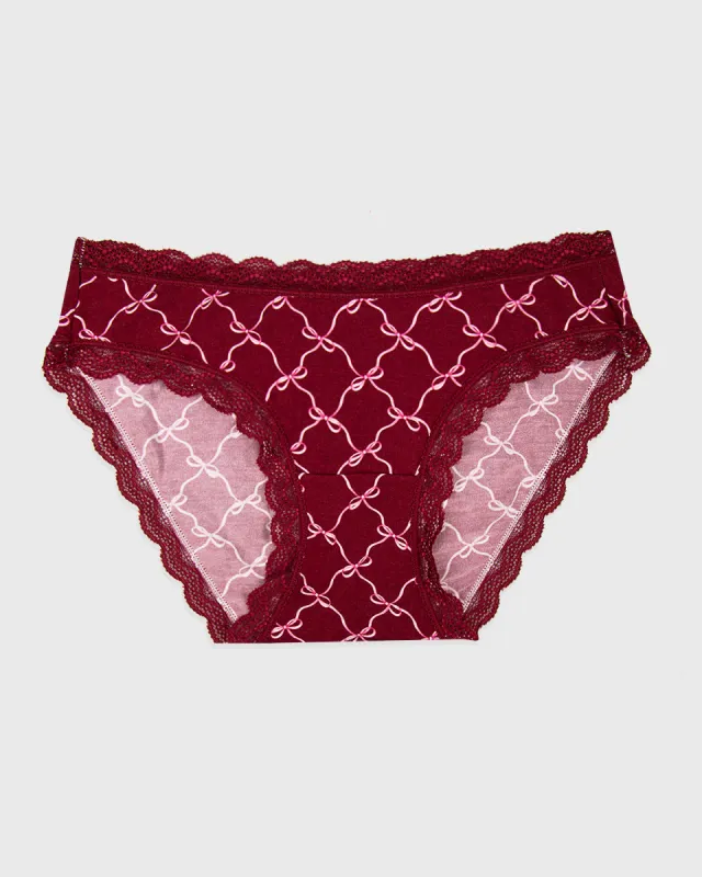 The Original Knicker - Rouge Bow sold by Stripe & Stare