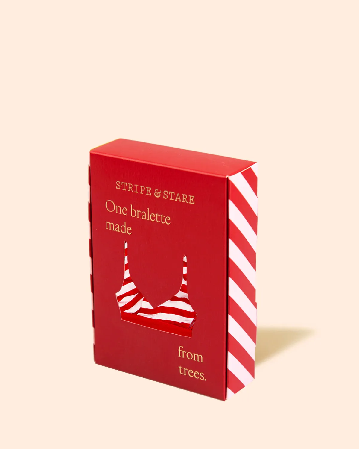 Lace Bralette - Candy Cane Stripe sold by Stripe & Stare product image thumbnail 2