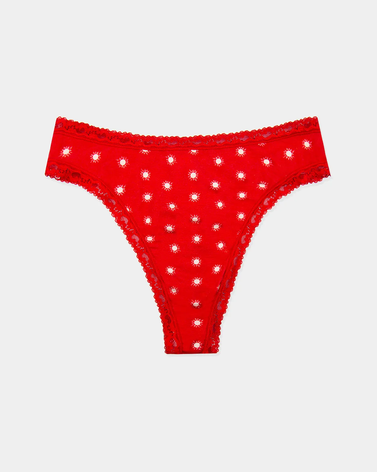 High Waisted Thong - Starlight sold by Stripe & Stare