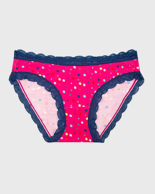 The Original Knicker - Raspberry Confetti sold by Stripe & Stare