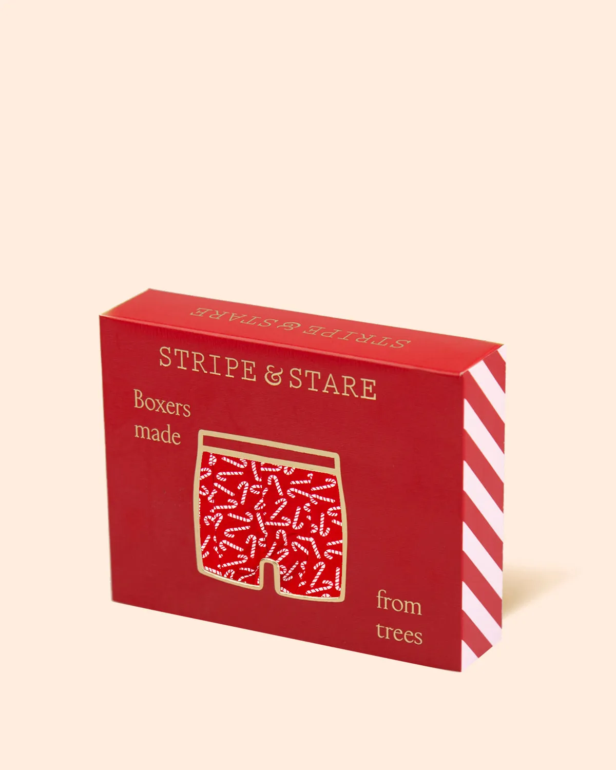 Men's Boxer - Scattered Candy Canes sold by Stripe & Stare product image thumbnail 2