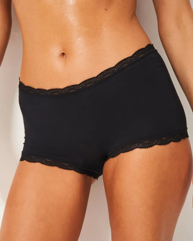 Hipster Knickers - Black sold by Stripe & Stare