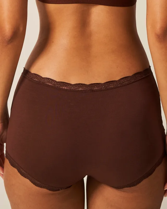 Hipster Knickers - Cocoa sold by Stripe & Stare