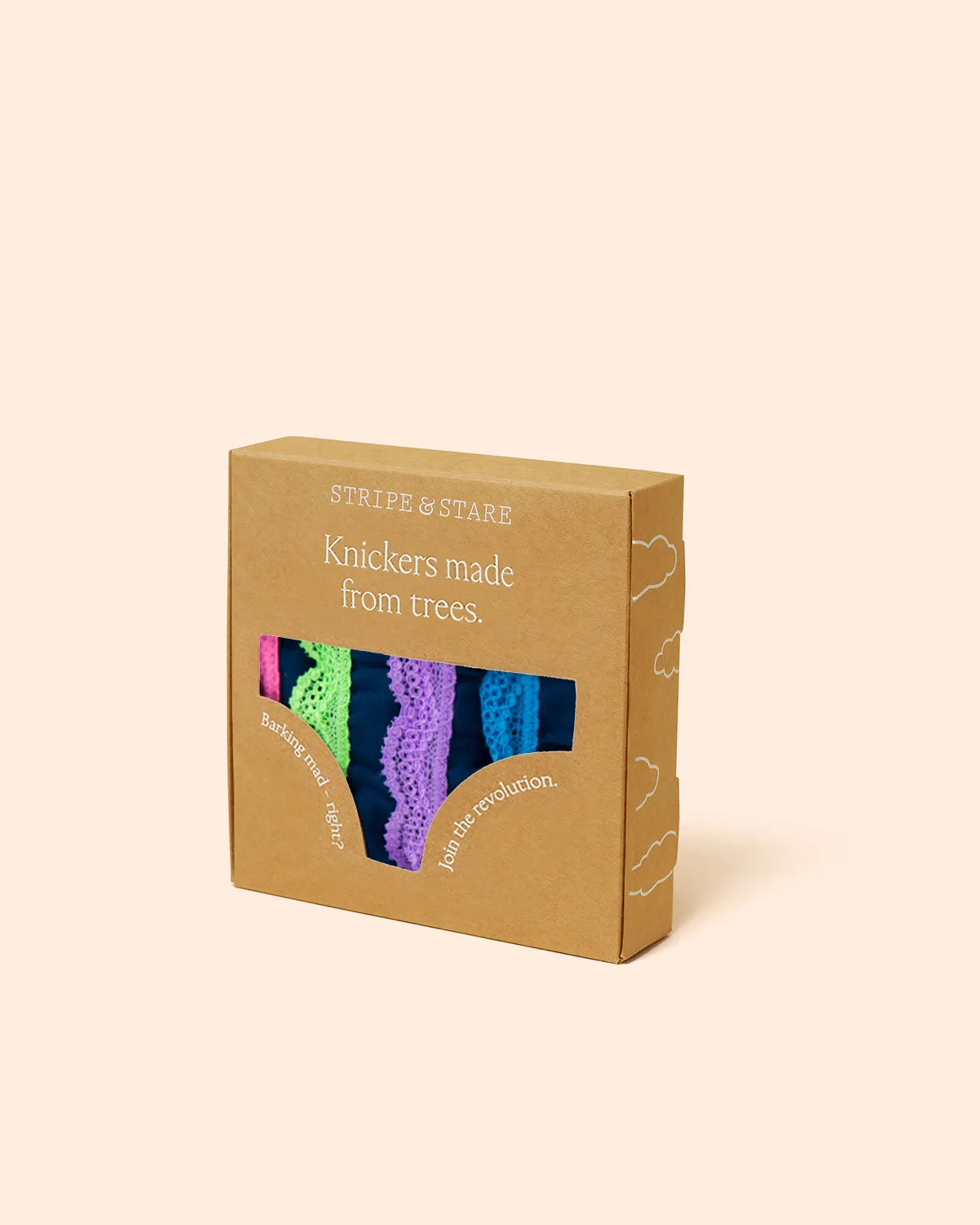 Hipster Knicker Four Pack - Midnight Neon sold by Stripe & Stare product image thumbnail 2