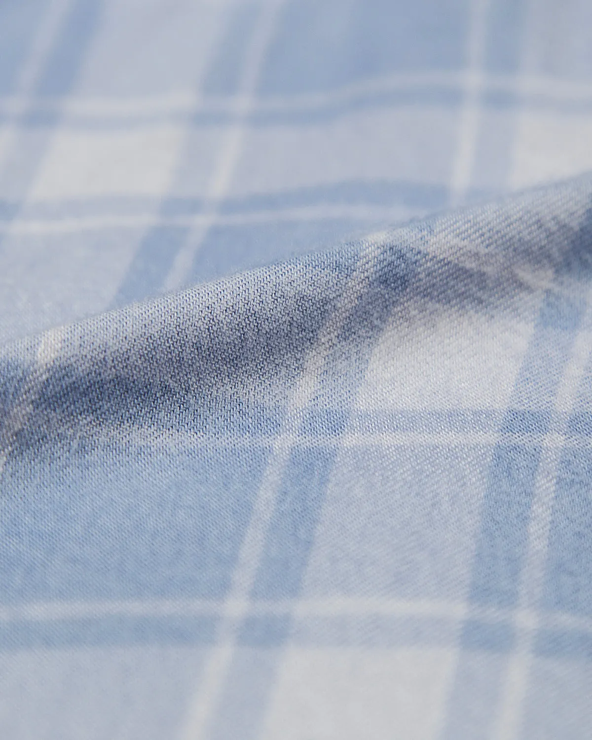 Soft Brushed Woven Pyjama Bottoms - Blue Check sold by Stripe & Stare product image thumbnail 2
