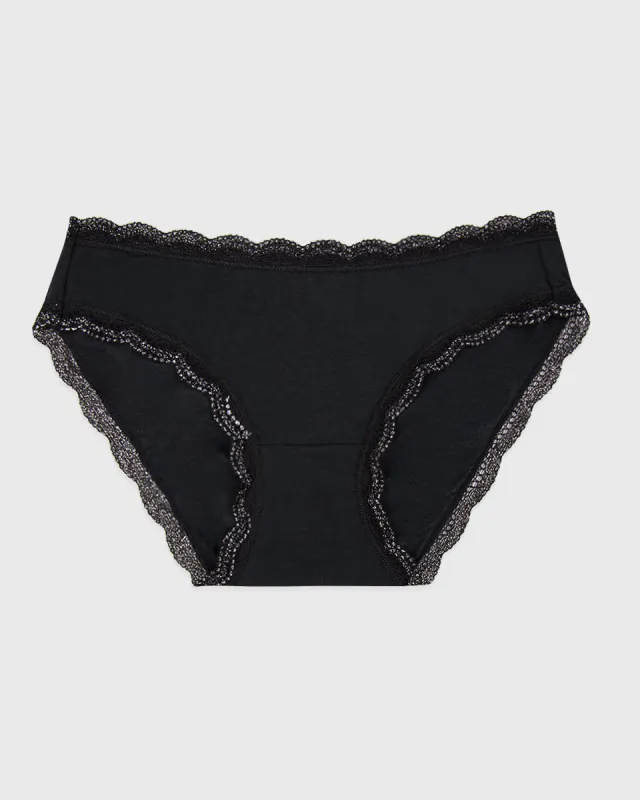 The Original Knicker - Black Sparkle Lace sold by Stripe & Stare