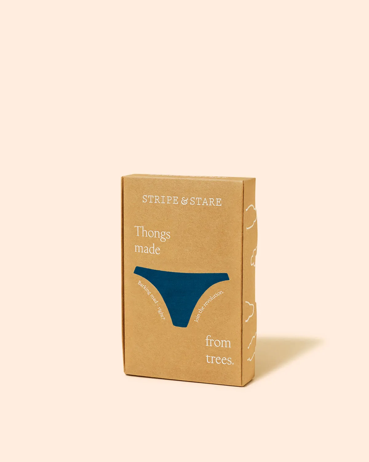 High Waisted Thong - Midnight Neon Pink sold by Stripe & Stare product image thumbnail 2