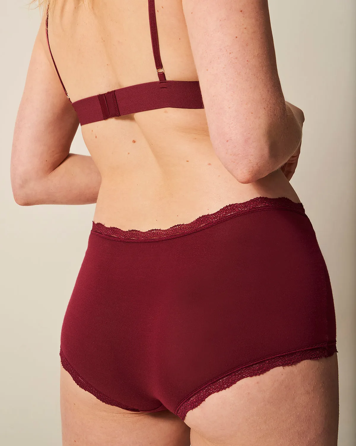 Hipster Knickers - Rouge sold by Stripe & Stare product image thumbnail 3