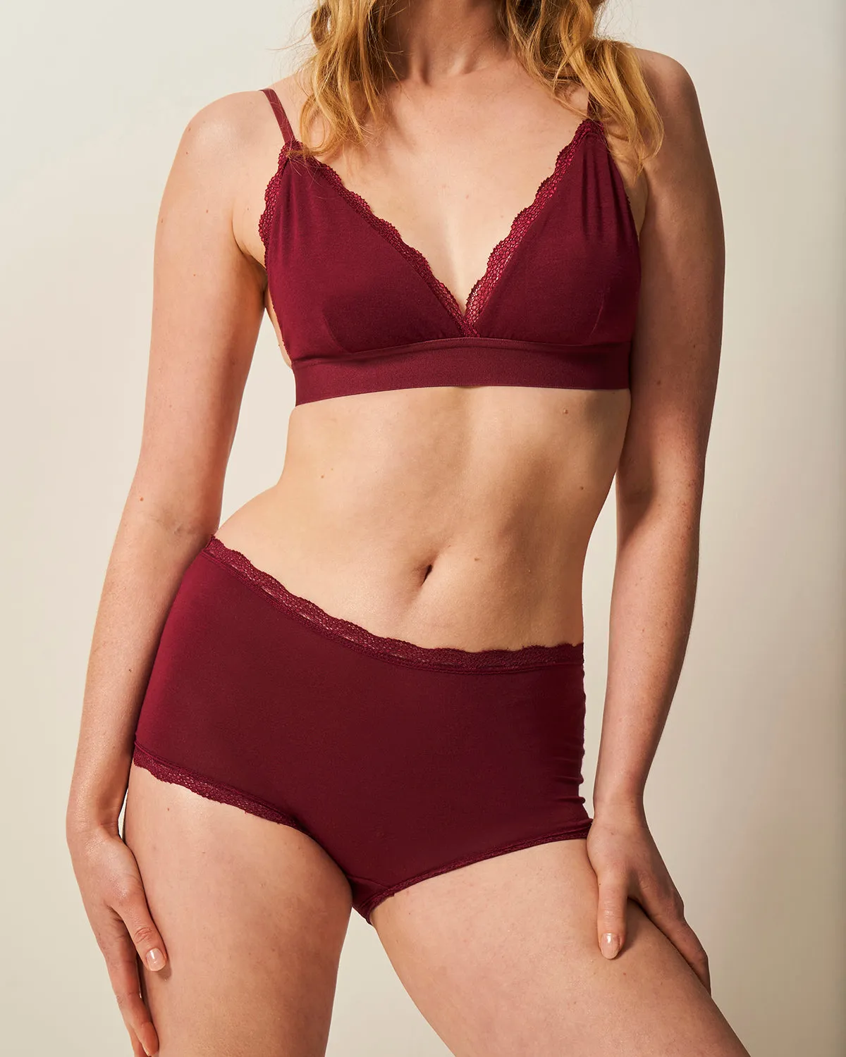Hipster Knickers - Rouge sold by Stripe & Stare product image thumbnail 4