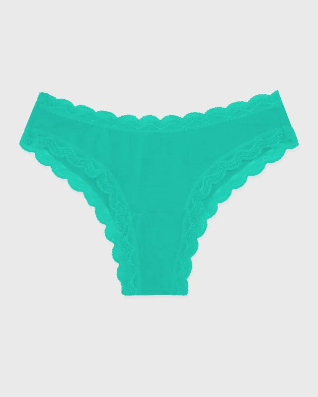 Brazilian Knicker  - Neon Mint sold by Stripe & Stare