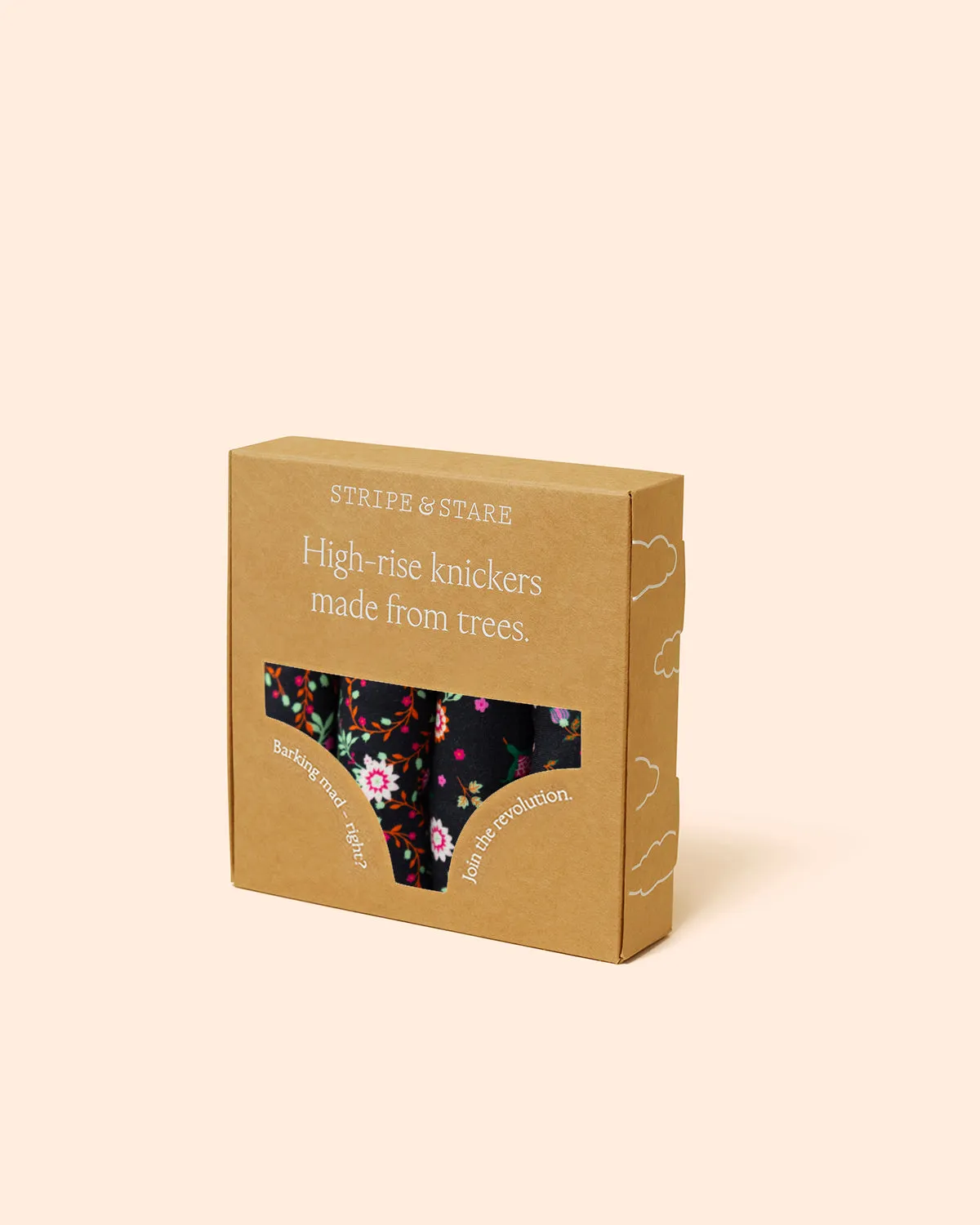 High Rise Knicker Four Pack - Winter Garden sold by Stripe & Stare product image thumbnail 2
