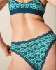 Brazilian Knicker - Teal Floral Tile sold by Stripe & Stare