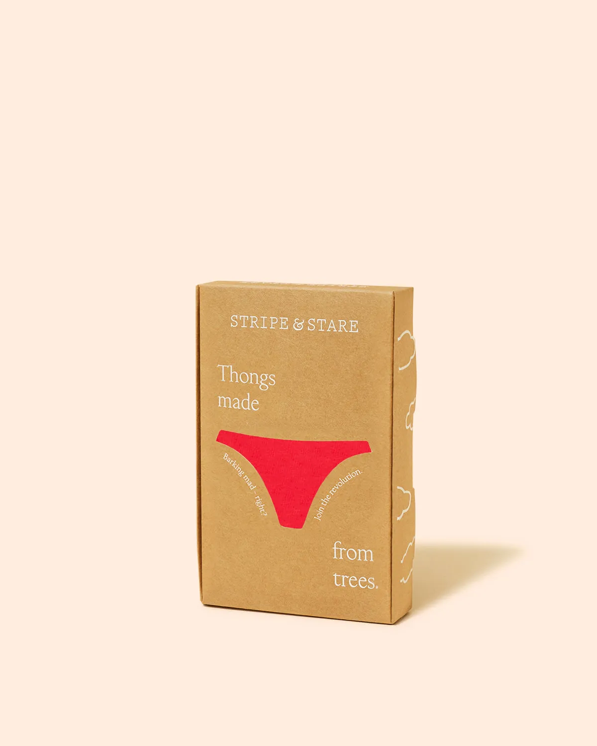 High Waisted Thong - Hibiscus sold by Stripe & Stare product image thumbnail 2