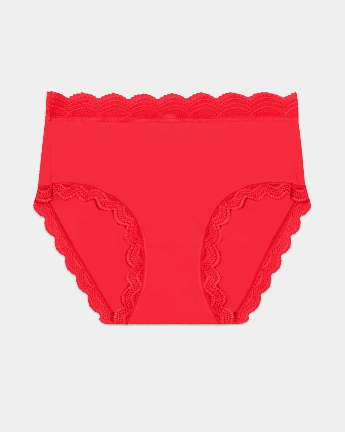 High Rise Knicker - Hibiscus sold by Stripe & Stare