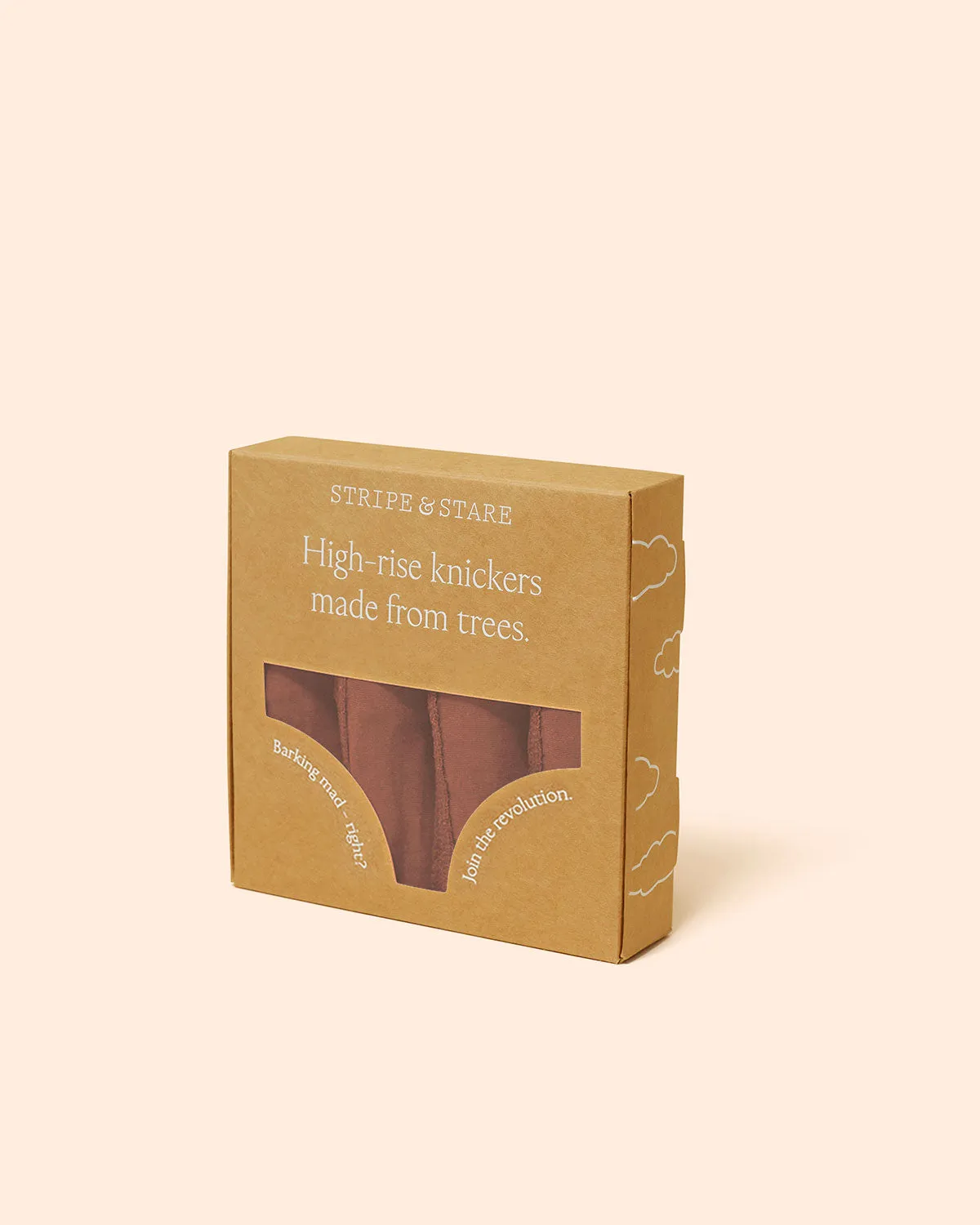 High Rise Knickers Four Pack - Mocha sold by Stripe & Stare product image thumbnail 2