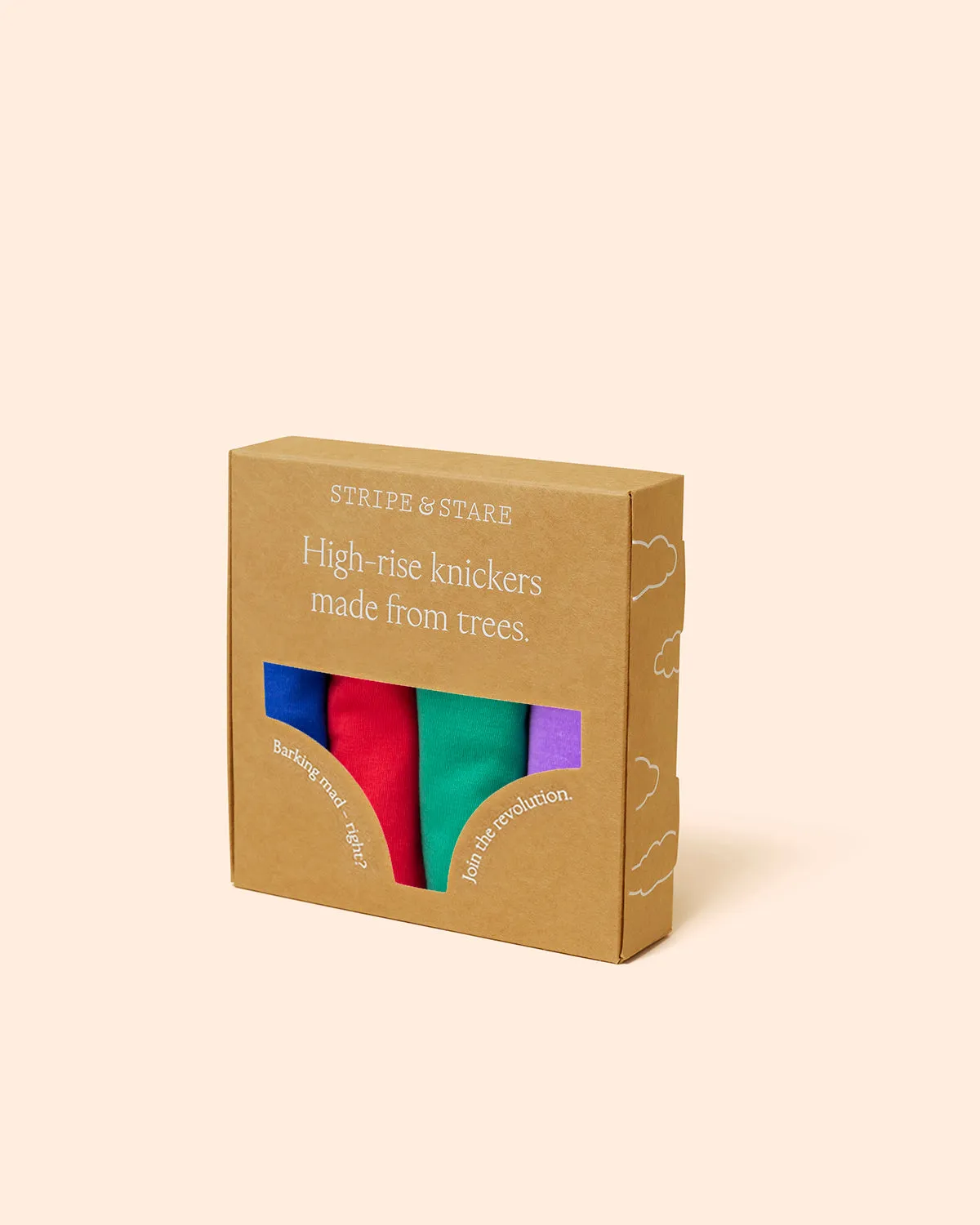 High Rise Knickers Four Pack - Jewels sold by Stripe & Stare product image thumbnail 2
