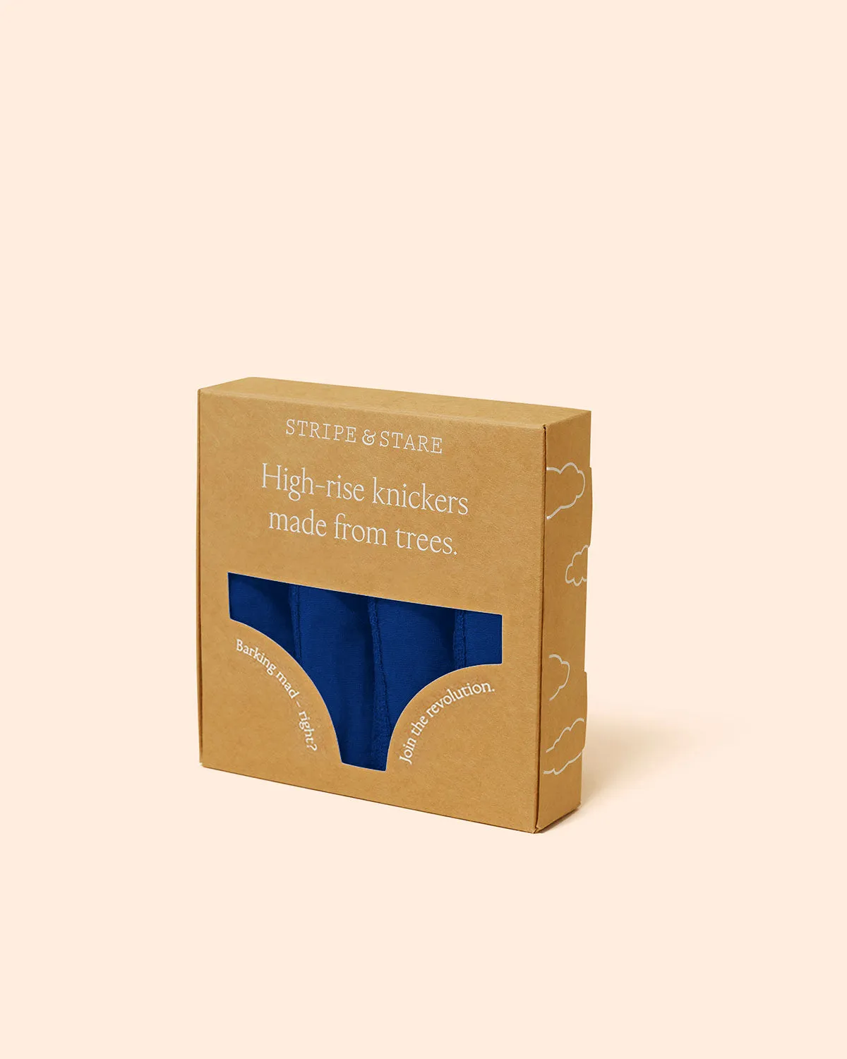 High Rise Knickers Four Pack - French Navy sold by Stripe & Stare product image thumbnail 2