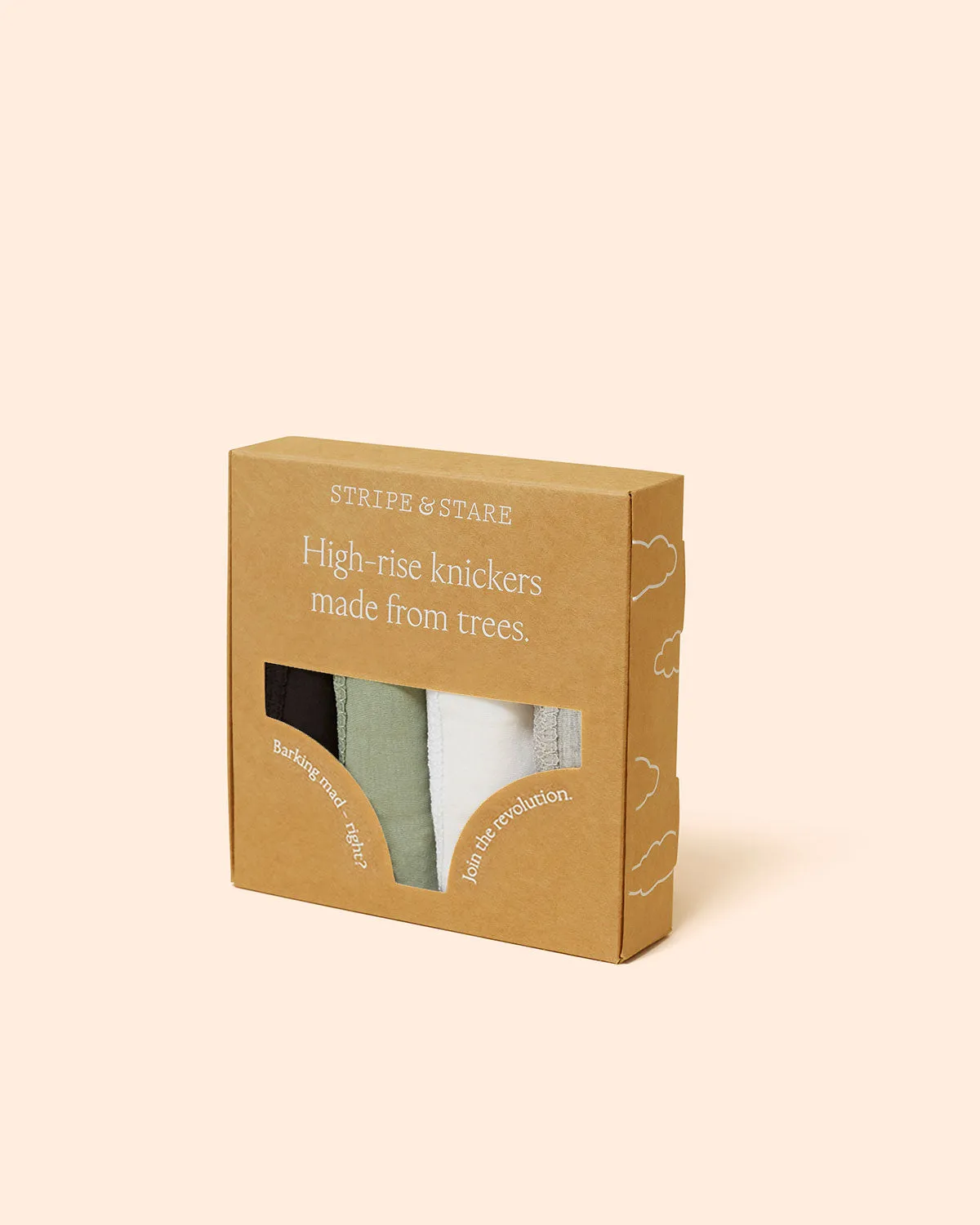 High Rise Knickers Four Pack - Basics sold by Stripe & Stare product image thumbnail 2