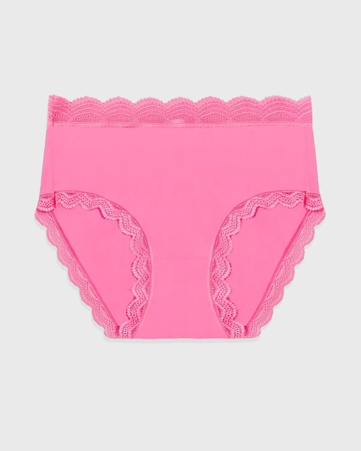 High Rise Knickers - Hot Pink sold by Stripe & Stare product image thumbnail 3