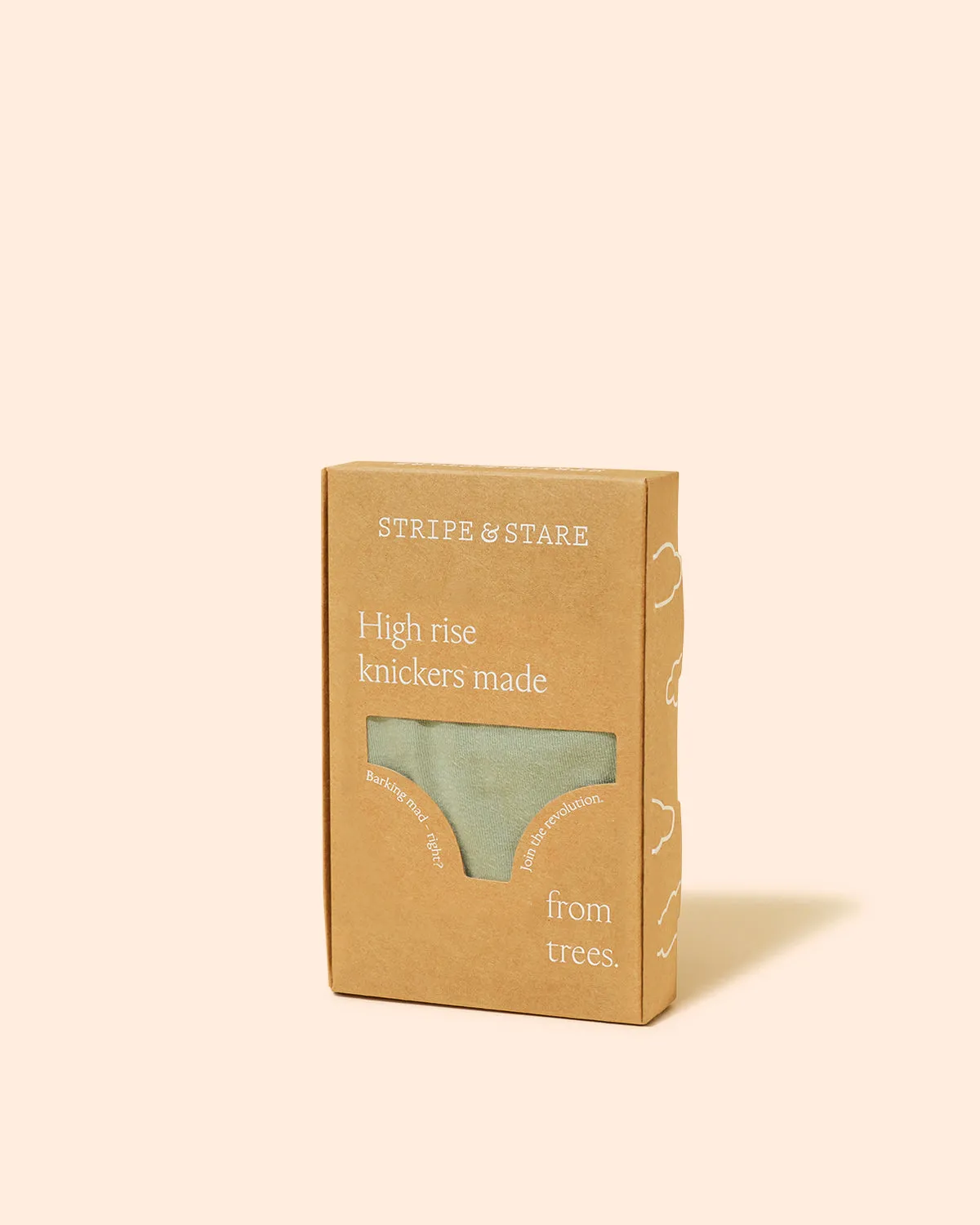 High Rise Knickers - Khaki sold by Stripe & Stare product image thumbnail 4