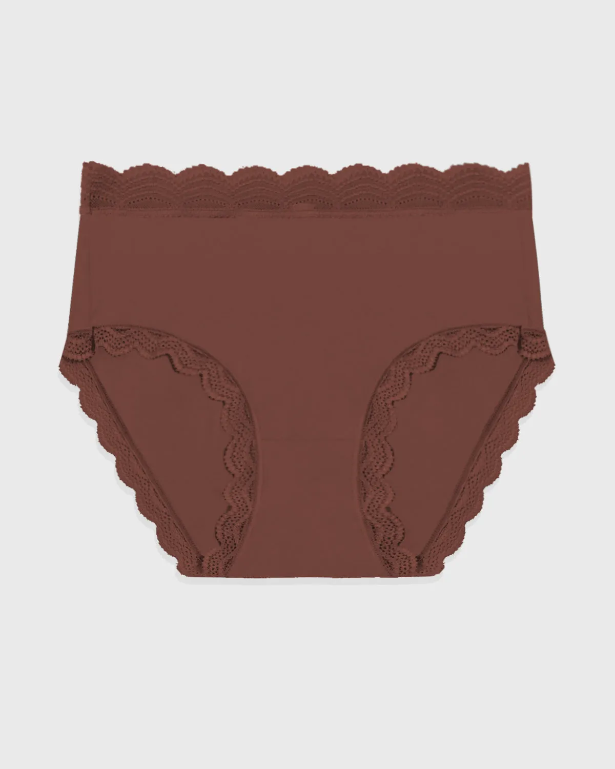 High Rise Knickers - Cocoa sold by Stripe & Stare product image thumbnail 3