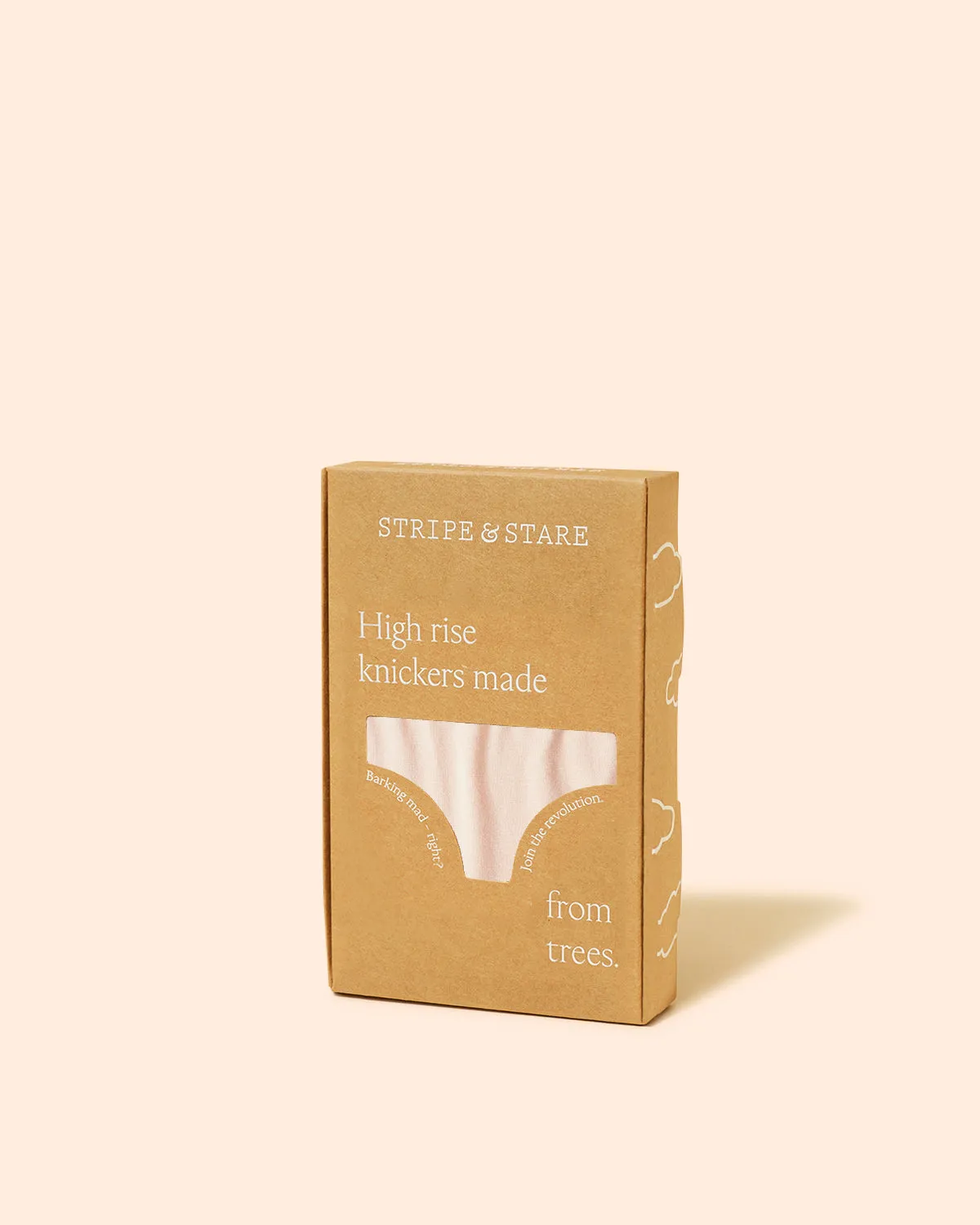 High Rise Knickers - Sand sold by Stripe & Stare product image thumbnail 4