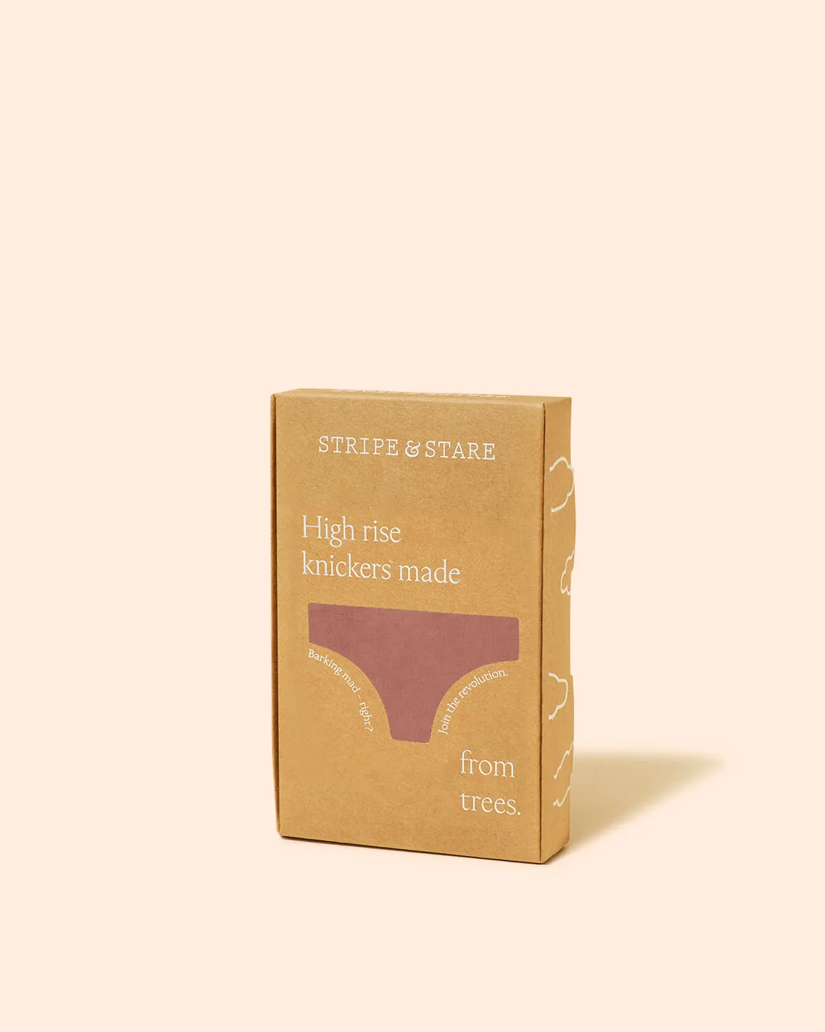 High Rise Knickers - Mocha sold by Stripe & Stare product image thumbnail 4