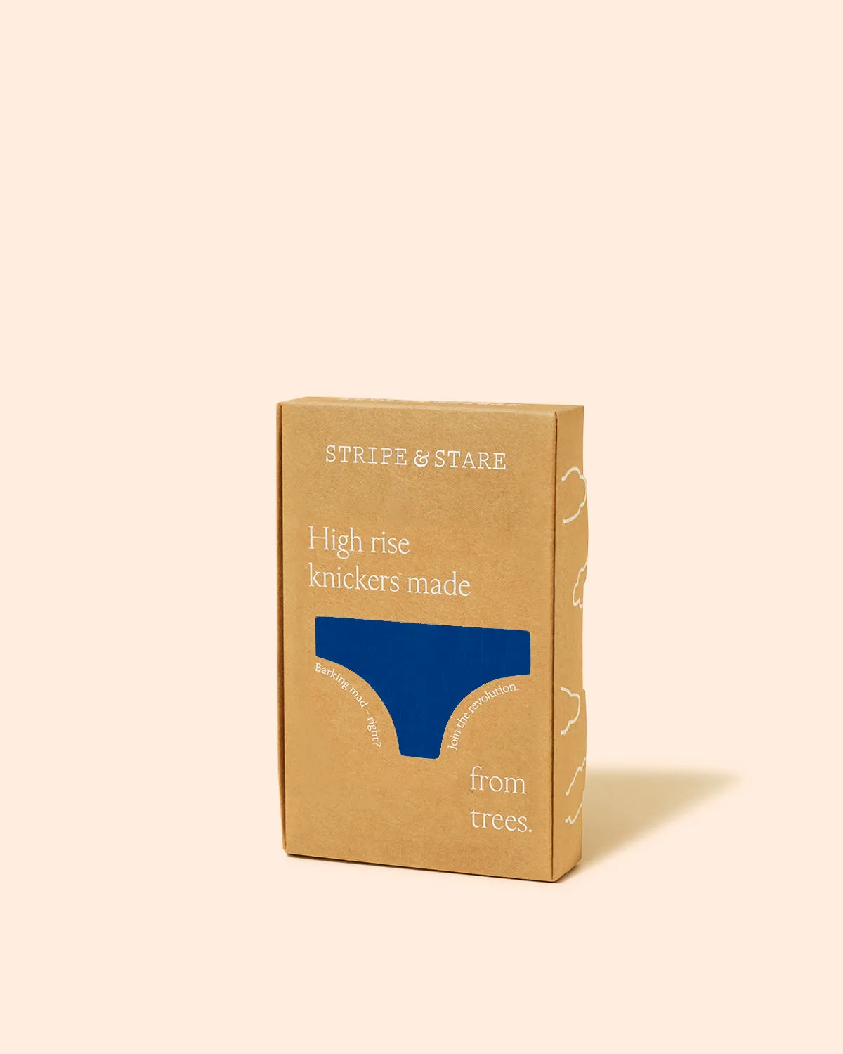 High Rise Knickers - French Navy sold by Stripe & Stare product image thumbnail 4