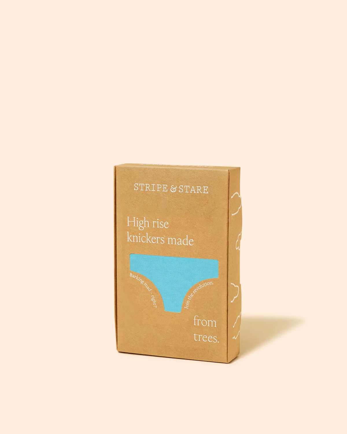 High Rise Knickers - Electric Neon Turquoise and Pink sold by Stripe & Stare product image thumbnail 4