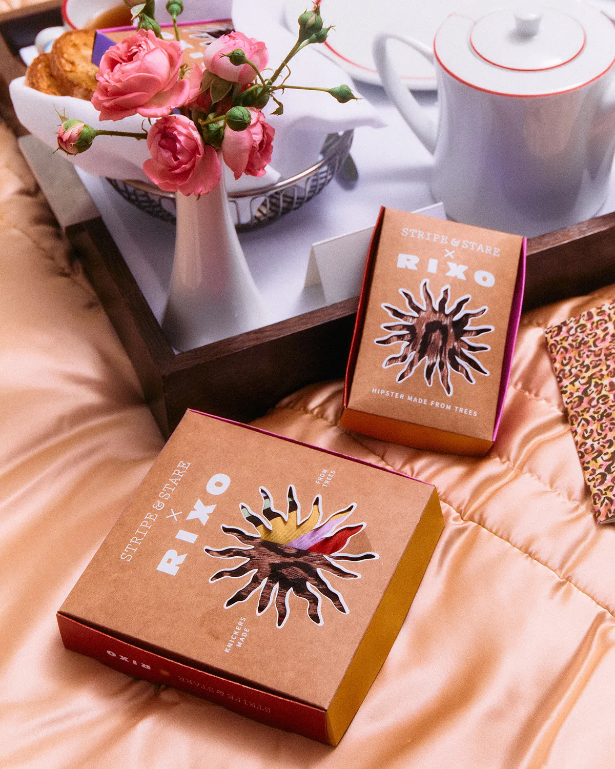 High Rise Knicker - RIXO Loveheart sold by Stripe & Stare product image thumbnail 4