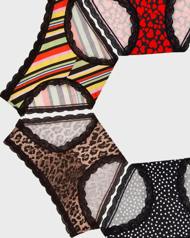 The Original Knicker Four Pack - RIXO Sorrento Stripe sold by Stripe & Stare