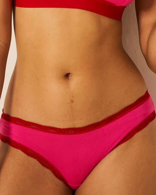 The Original Knickers - Raspberry and Scarlet sold by Stripe & Stare