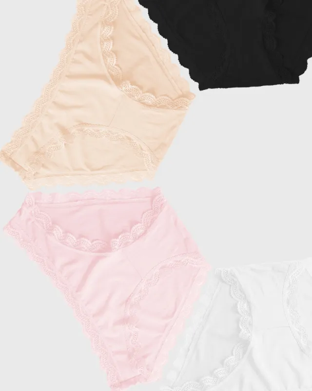 The Original Knickers Four Pack - Sand Essentials sold by Stripe & Stare