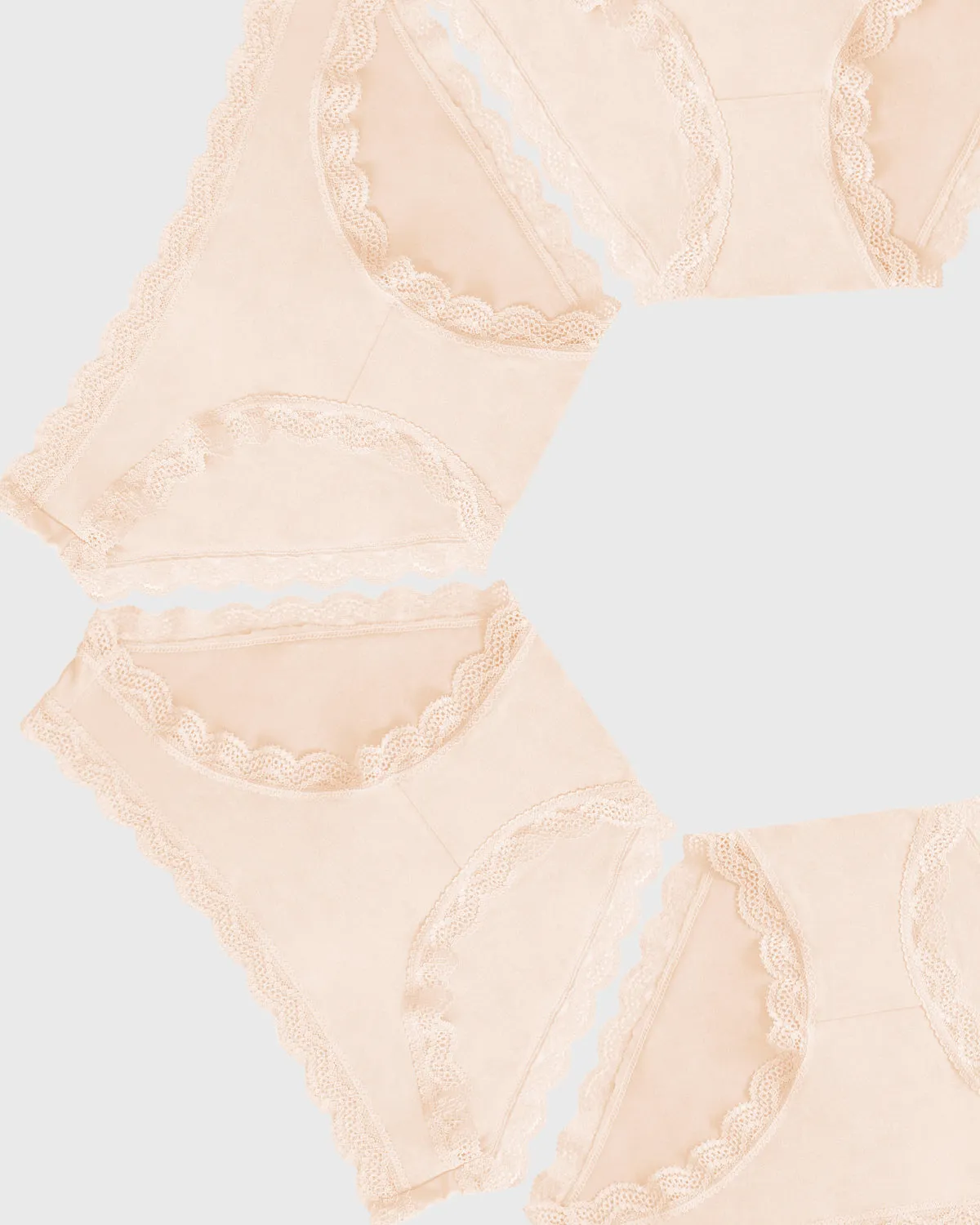 The Original Knickers Four Pack - Sand sold by Stripe & Stare