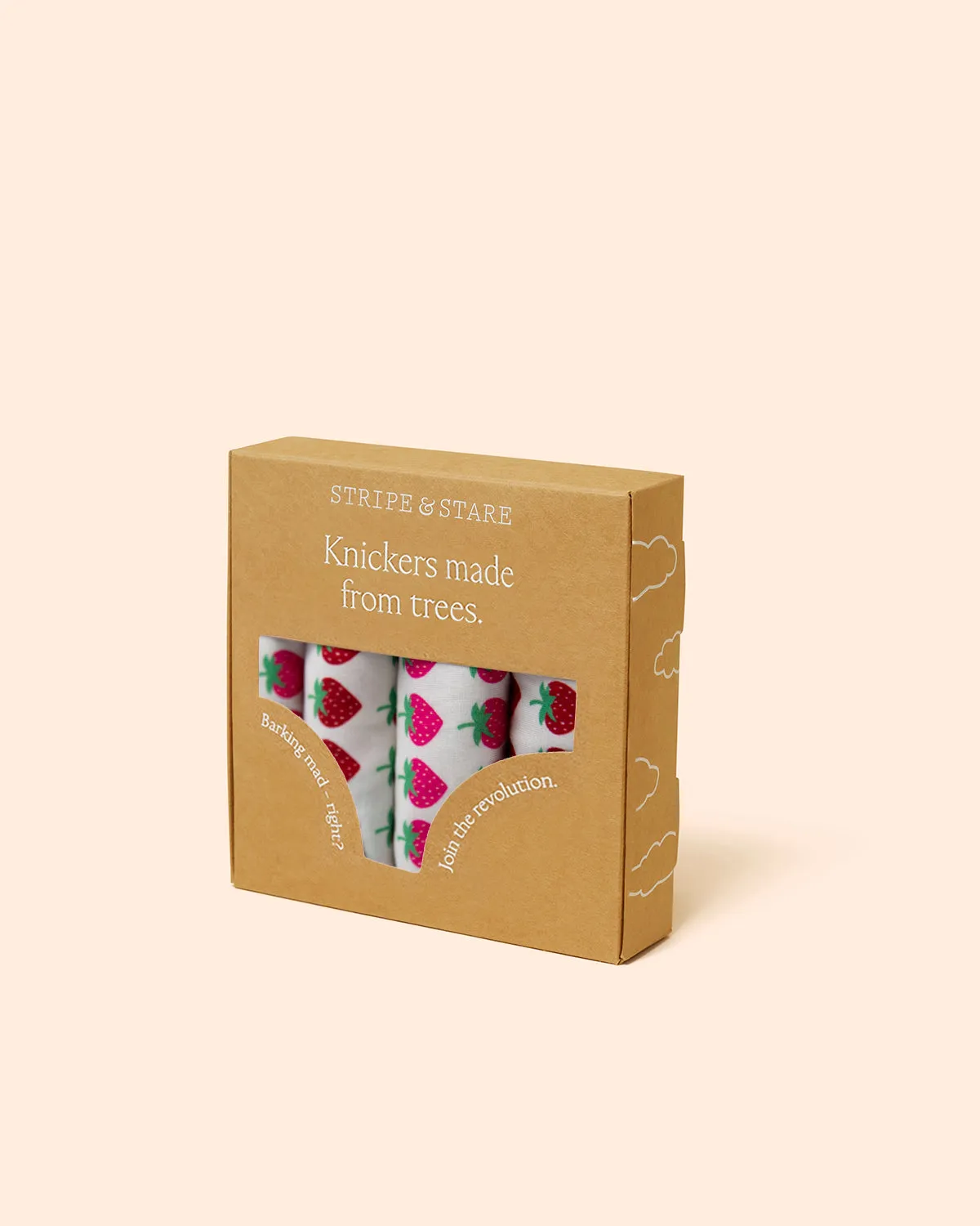 The Original Knickers Four Pack - Strawberry Dreams sold by Stripe & Stare product image thumbnail 2