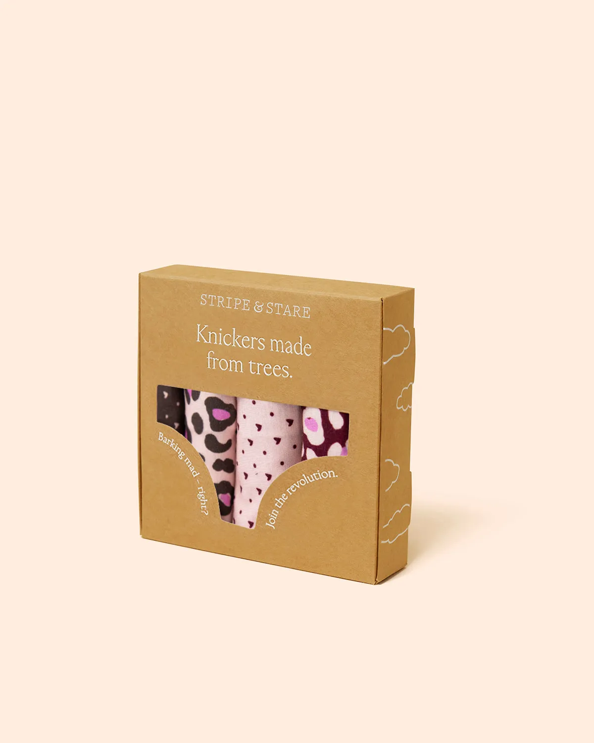 The Original Knickers Four Pack - Rouge Leopard sold by Stripe & Stare product image thumbnail 2