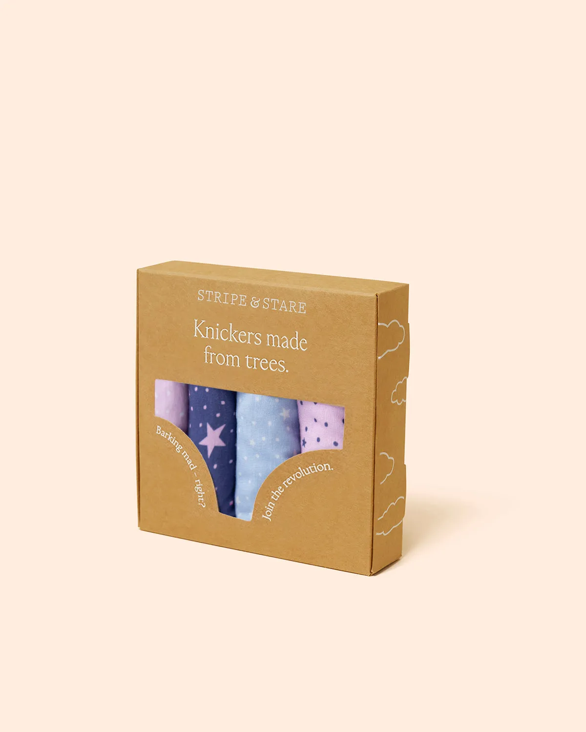 The Original Knickers Four Pack - Pirouette Stars sold by Stripe & Stare product image thumbnail 2
