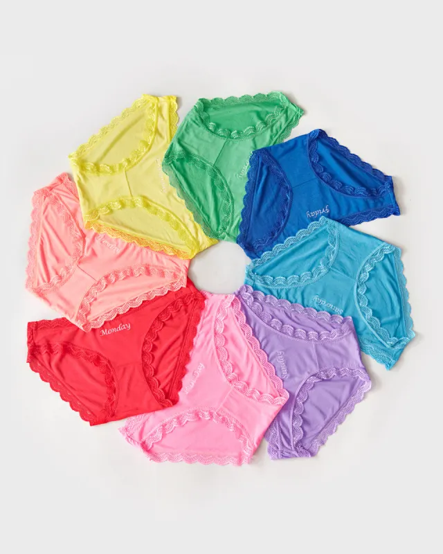 The Original Knickers Eight Pack - Days of the Week sold by Stripe & Stare