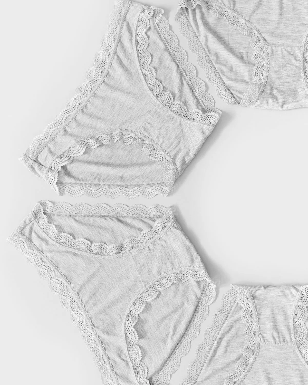 The Original Knickers Four Pack - Grey sold by Stripe & Stare