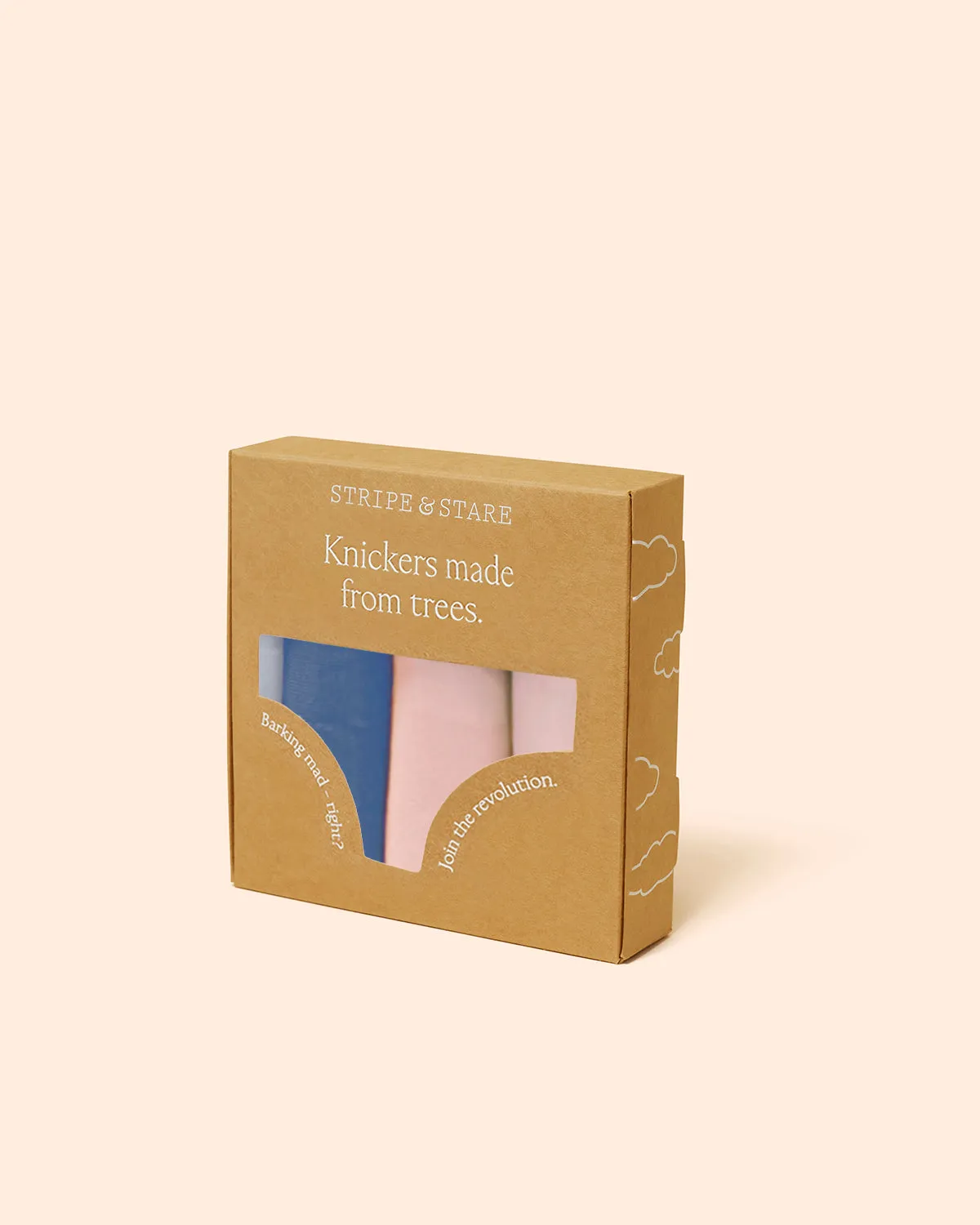 The Original Knickers Four Pack - Indigo Tones sold by Stripe & Stare product image thumbnail 2