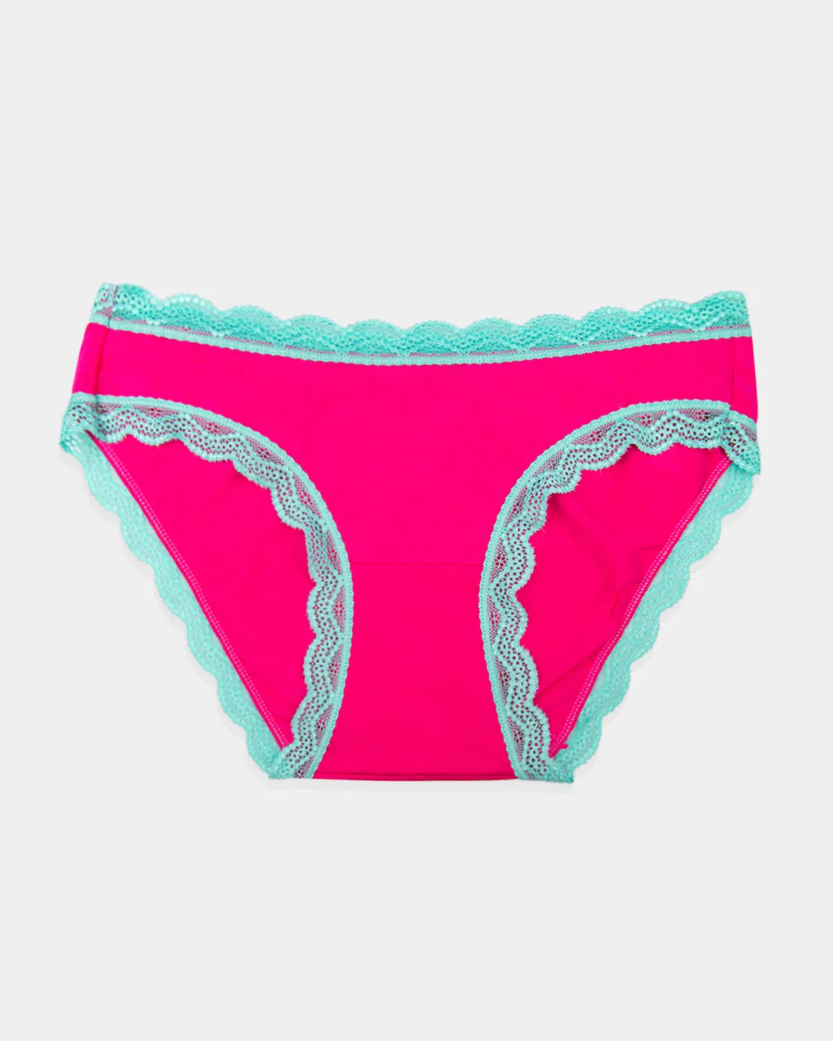 The Original Knickers - Raspberry and Neon Mint sold by Stripe & Stare product image thumbnail 3