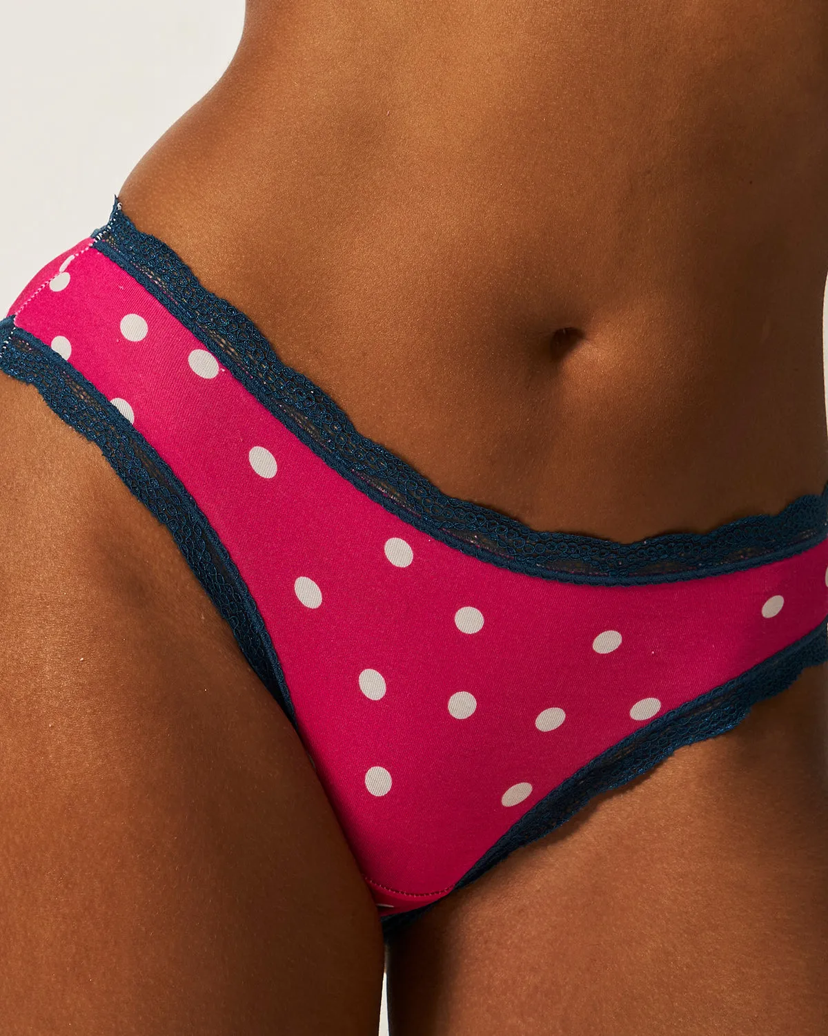 The Original Knickers - Raspberry Spot sold by Stripe & Stare
